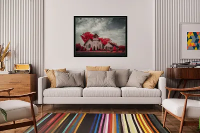 Spiritual Splendor   Crimson Steeple Reproduction