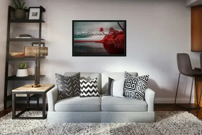 Exploring Bulow Plantation: A Romantic Stroll Reveals a Crimson  Reproduction