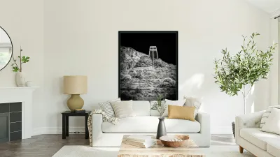 Surreal Stillness in Sacred Shadows Reproduction