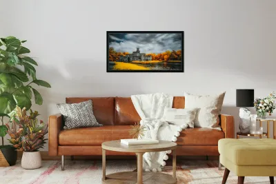 Enchanting Echoes Across the Water Reproduction