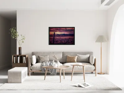 Timeless Solitude Under Painted Skies Reproduction