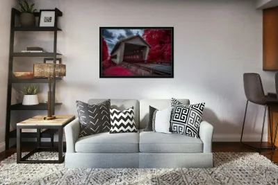 Reds and Shadows of an Ethereal Passage Reproduction