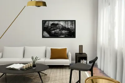 Rocky Tranquility: Natural Bridge Kentucky Reproduction