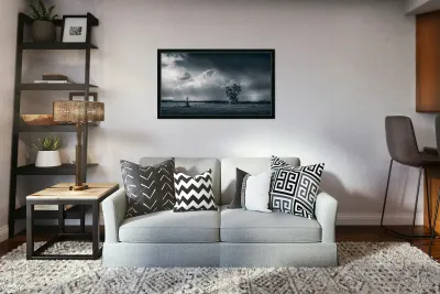 Majestic Tranquility: A Storm at the Angle in Gettysburg Reproduction