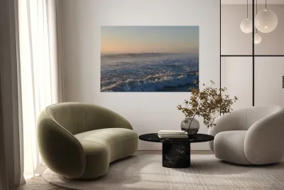 Pink Morning Wave  36.22 Reproduction