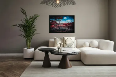 Newmans Castle: A Texan Tale in Infrared Bloom Reproduction