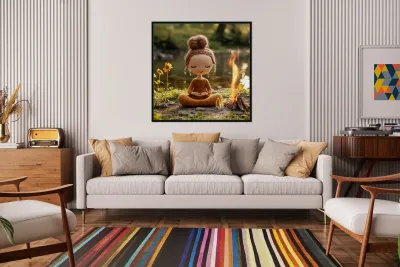 Stillness by the Fire: The Knitted Soul Reproduction