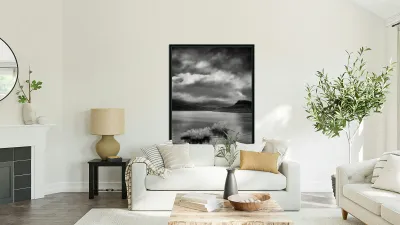 Desert Lake Storm Watch Reproduction