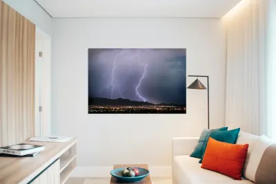 Electric Symphony Over Scottsdale’s Night Reproduction