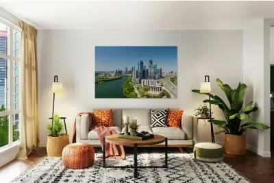 April 2025 view of Austin Texas with iconic skyline Reproduction