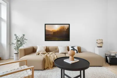 Natures Amber Hour Reproduction