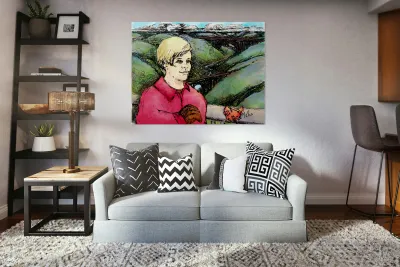 Child at New River   final 9 1 2024 final x 2 w Reproduction