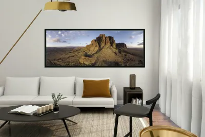 Sunset in the Superstitions Reproduction