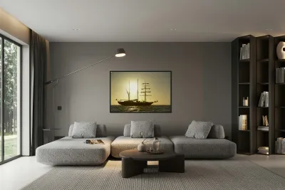 Mary Anne at sunset Reproduction