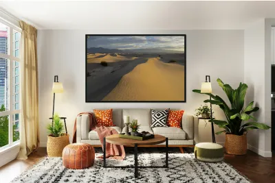 Mesquite Flat Sand Dunes at sunrise Reproduction