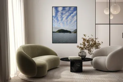 Clouds over Felice Island Reproduction