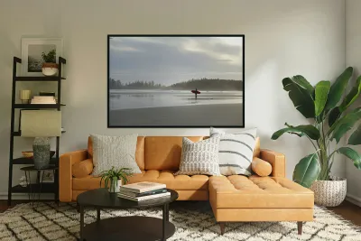 Surfing at Long Beach Reproduction