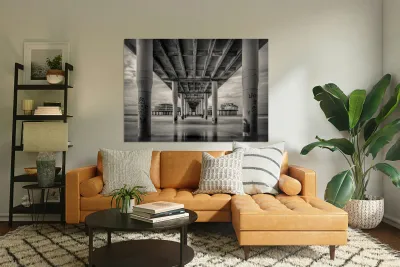 Beneath Scheveningen Pier Reproduction