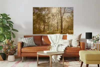 Sunflares And Foliage Reproduction