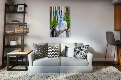 Zaragoza. Saragossa. Aragon. Spain.  Processions of the Easter Holy Week Reproduction