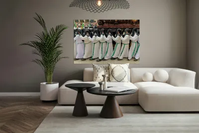 Zaragoza. Saragossa. Aragon. Spain.  Processions of the Easter Holy Week Reproduction