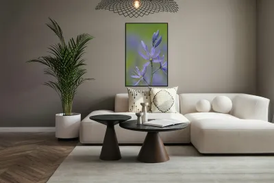 Common Camas Camassia quamash Cowichan Valley Vancouver Island British Columbia Canada Reproduction