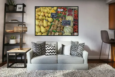 Fresh Fruit Thursday Market Boulevard Saint Germain - Paris Reproduction