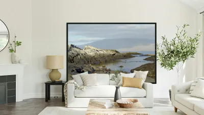 Sally lightfoot crabs on a rocky beach at Punta Espinosa Fernandina Island Galapagos Islands Ecuador
 Reproduction