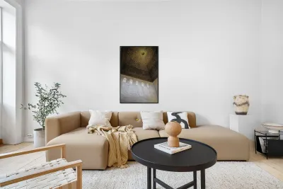 Sala de Embajadores. Hall of the Ambassadors The Throne Room The Alhambra Granada Andalusia Spain Reproduction