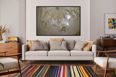 Roof of the Abencerrajes Hall The Alhambra Granada Andalusia Spain Reproduction