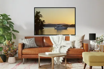 Photographing the sunset Reproduction