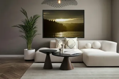 Sunset - James Island - San Juan Islands Reproduction