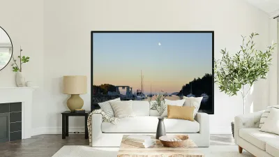 Sucia Island Moonrise - San Juan Islands Reproduction