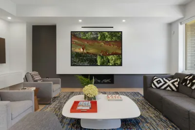 Madrona tree trunk with peeling bark Reproduction