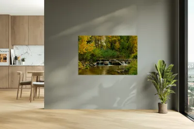 Lefthand Creek Longmont Autumn View Reproduction