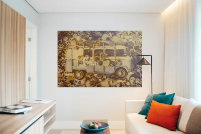 Coastal Charm Camper Reproduction