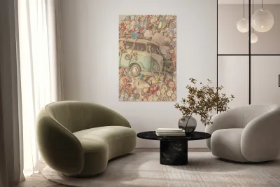 Pastel paradise Reproduction