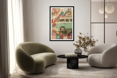 Coast Collage Reproduction