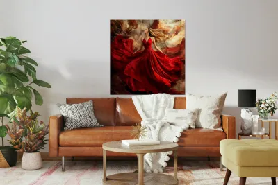 Draped in Fire Reproduction