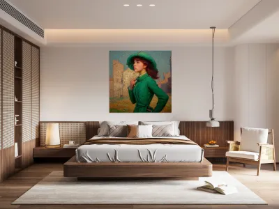 A Portrait in Green Reproduction