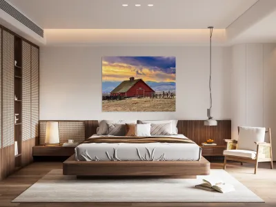 Sunset BArn Reproduction