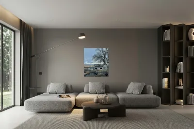 Farmhouse Decay - vertical Reproduction