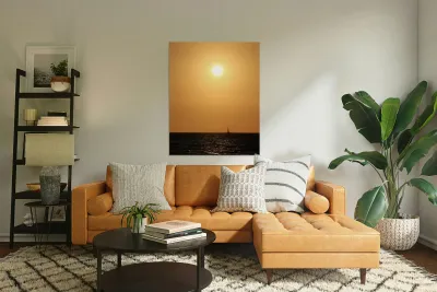 Sailboat Sunset - Maui Reproduction