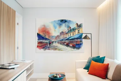 French Market Reproduction