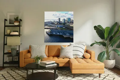 Seattle Waterfront Reproduction