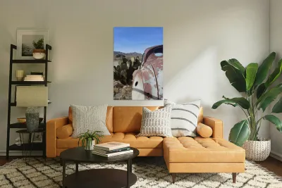 Old Cars and Cactus Reproduction