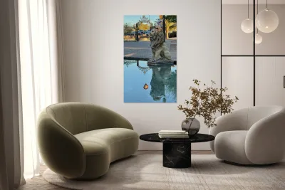 Reflection at the gate -1 Reproduction