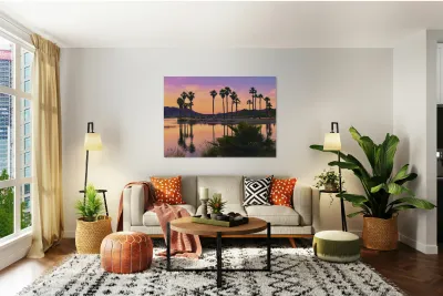 Sunset at Davis Camp -1 Reproduction