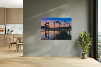 Sunset at Davis Camp -2 Reproduction