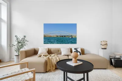 The white bridge at Topock -2 Reproduction